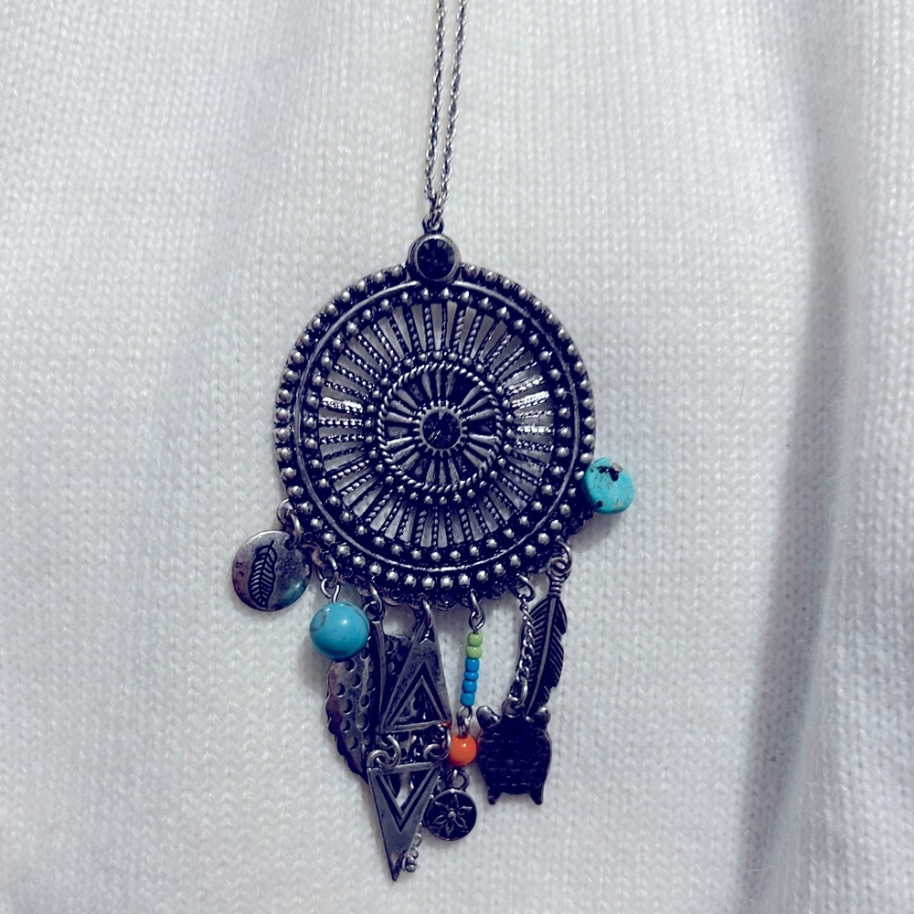 Dream catcher necklace